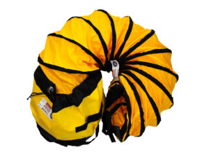 Warm air hose - Ø356, 6m, -45/+145°C, Yellow, Bag
