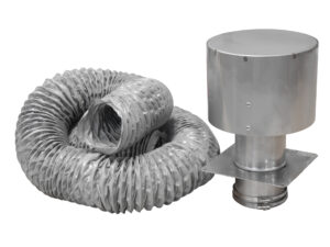 Buitenluchtaanzuigset - GA/AGA/TAS, Ø100mm, 10m + regenkap